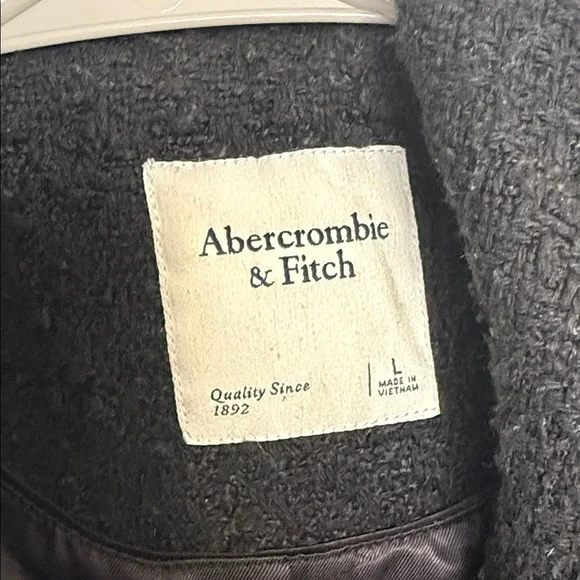 Abercrombie & Fitch black textured tweed blazer - Picture 2 of 11